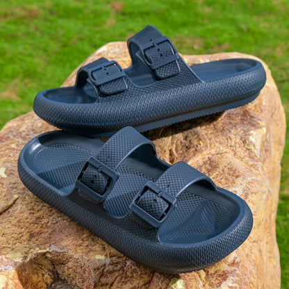 Women's Fashion Slide Sandals  Comfortable EVA Platform Slippers for Indoor Outdoor Wear Breathable Soft Sole House Shoes
