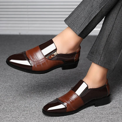 Classic Business Men's Dress Shoes Fashion Elegant Formal  Wedding Shoes Men Slip On Office Oxford Shoes For Men Black2022