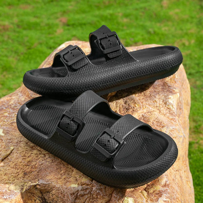 Women's Fashion Slide Sandals  Comfortable EVA Platform Slippers for Indoor Outdoor Wear Breathable Soft Sole House Shoes
