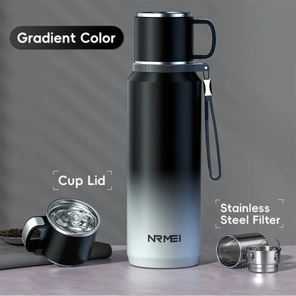 Double Wall Vacuum Flasks Stainless Steel Thermos Bottle for Tea and Coffee