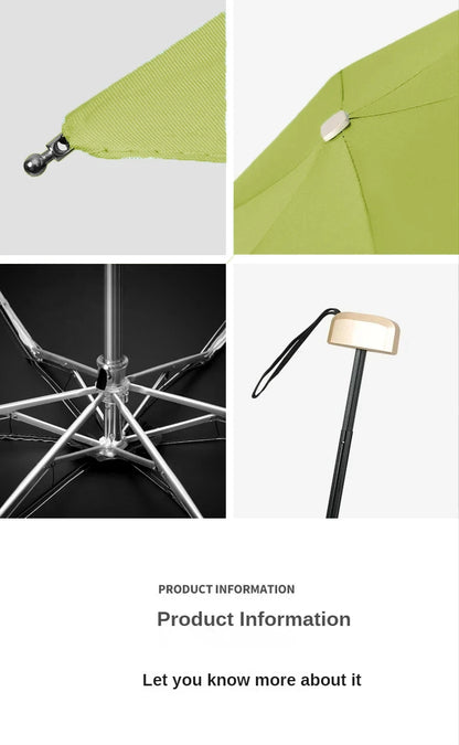 Mini Sun Umbrella Pocket Rain Umbrella Folding UV Ultraviolet Protection Sun Shade Pocket