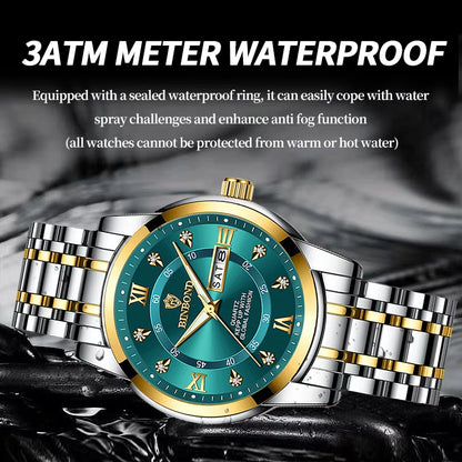 Top Brand Luxury Fashion Diver Watch Men 30ATM Waterproof Date Clock Sport Watches Mens Quartz Wristwatch