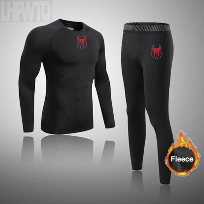 Winter Thermal Underwear Men Long Johns Sets Fleece Warm ski Thermal Underwear Sports  Winter Thick Thermo Underwear Sets