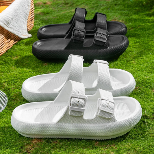 Women's Fashion Slide Sandals  Comfortable EVA Platform Slippers for Indoor Outdoor Wear Breathable Soft Sole House Shoes