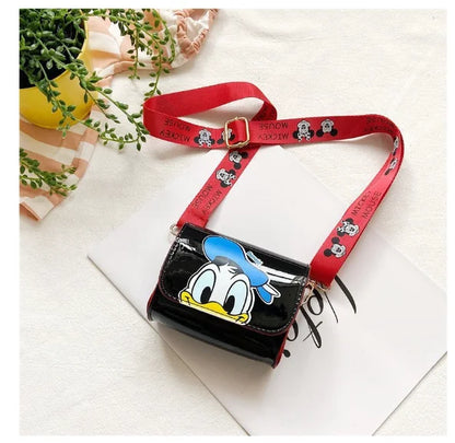 Disney Women's Bag Kids Bag Mickey Mouse Cartoon Pictures Shoulder Bags Cute Girl Messenger Bag Coin Purse Fashion Anime Gifts