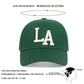 Unisex La Letter Embroidery Baseball Caps Spring and Autumn Outdoor Adjustable Casual Hats Sunscreen Hat