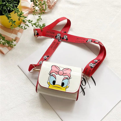 Disney Women's Bag Kids Bag Mickey Mouse Cartoon Pictures Shoulder Bags Cute Girl Messenger Bag Coin Purse Fashion Anime Gifts