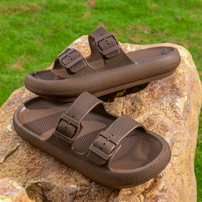 Women's Fashion Slide Sandals  Comfortable EVA Platform Slippers for Indoor Outdoor Wear Breathable Soft Sole House Shoes