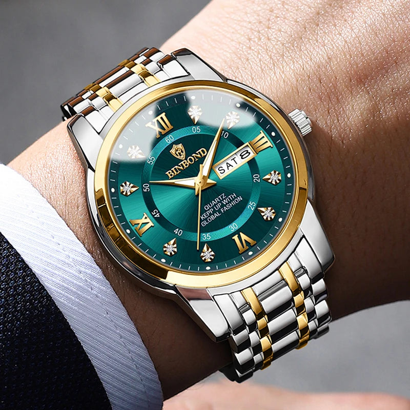 Top Brand Luxury Fashion Diver Watch Men 30ATM Waterproof Date Clock Sport Watches Mens Quartz Wristwatch