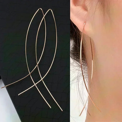 New Fashion Trend Unique Design Elegant and Exquisite Zircon Leaf Earrings For Women Jewelry Wedding Party Premium Gifts