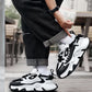 Chunky Sneaker Men Designer Soft Sole Running Shoes Fashion Casual Microfiber Leather Breathable Height Increased Platform Shoes