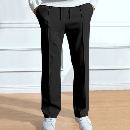 Spring/Summer Hot Selling Men's Fashionable Casual Solid Color Pants Loose Tight Cord Straight Pants