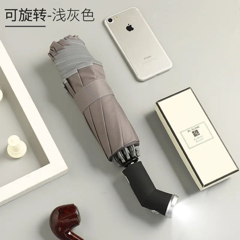 Portable UV Folding Automatic Umbrella Rain Wind Resistant Fashion Sun Umbrellas Reverse Umbrella Umbrella
