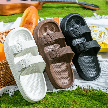 Women's Fashion Slide Sandals  Comfortable EVA Platform Slippers for Indoor Outdoor Wear Breathable Soft Sole House Shoes