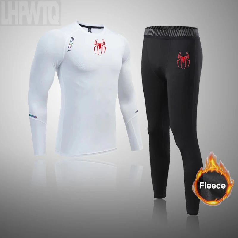 Winter Thermal Underwear Men Long Johns Sets Fleece Warm ski Thermal Underwear Sports  Winter Thick Thermo Underwear Sets