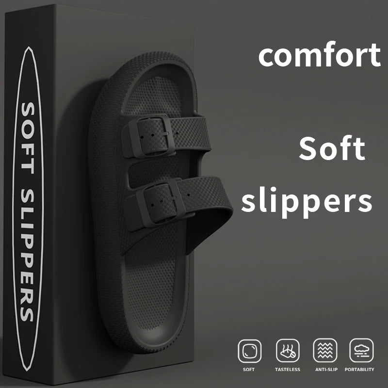 Women's Fashion Slide Sandals  Comfortable EVA Platform Slippers for Indoor Outdoor Wear Breathable Soft Sole House Shoes