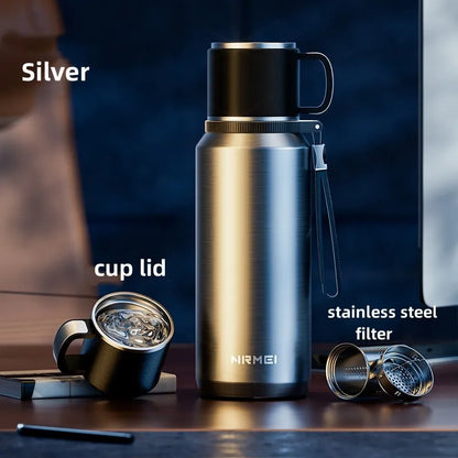 Double Wall Vacuum Flasks Stainless Steel Thermos Bottle for Tea and Coffee