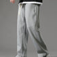 Spring Autumn Men Sweatpants Korean Fashion Sportswear Drawstring Wide Leg Straight Track Pants Cotton Casual Loose Trousers