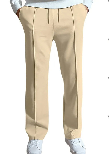 Spring/Summer Hot Selling Men's Fashionable Casual Solid Color Pants Loose Tight Cord Straight Pants