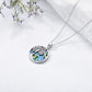 Easter Bunny Necklace Bunny Abalone Pendant Sterling Silver Easter Jewelry Gifts for Women Girls