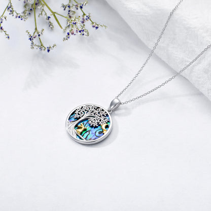 Collier lapin de Pâques avec pendentif en ormeau et lapin en argent sterling, bijoux de Pâques, cadeaux pour femmes et filles