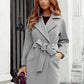 Winter Elegant long coat Unlined | Wool camel color Unlined | Ladies Long coat Unlined