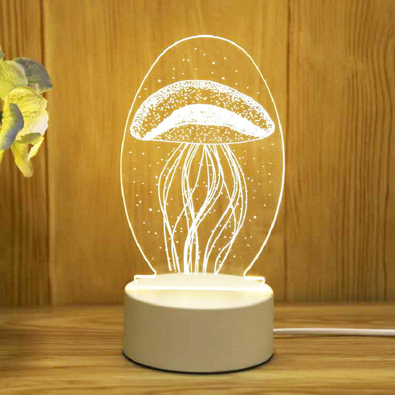 3D Night Light LOGO Welfare Holiday Gift Opening Event Advertising Gift Night Light