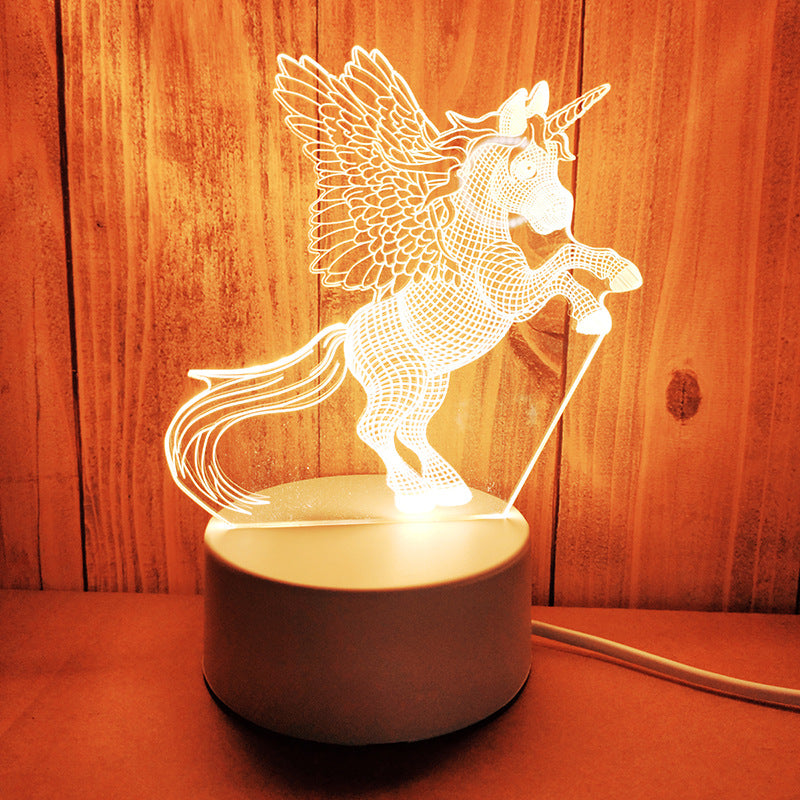 3D Night Light LOGO Welfare Holiday Gift Opening Event Advertising Gift Night Light