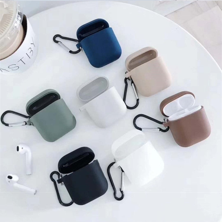 Apple Headset Second-generation Protective Sleeve Airpods2 Wireless Bluetooth Is Suitable For The First-generation Headset Hook Luminous Silicone Shell