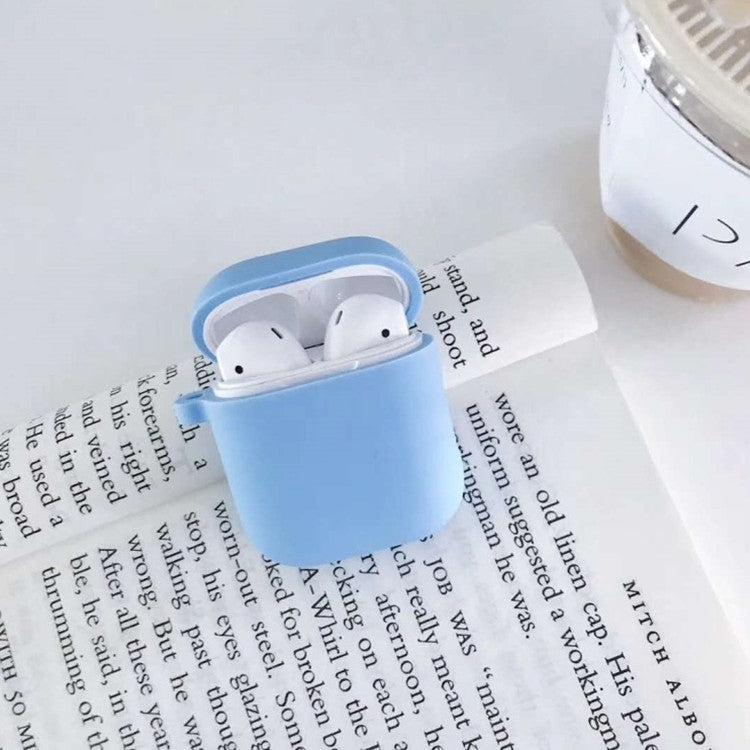 Apple Headset Second-generation Protective Sleeve Airpods2 Wireless Bluetooth Is Suitable For The First-generation Headset Hook Luminous Silicone Shell