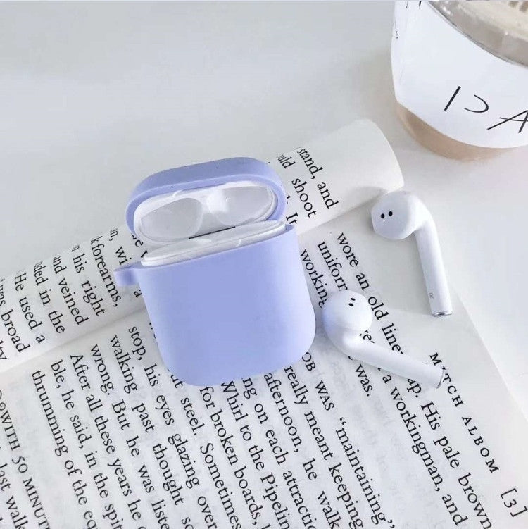 Apple Headset Second-generation Protective Sleeve Airpods2 Wireless Bluetooth Is Suitable For The First-generation Headset Hook Luminous Silicone Shell