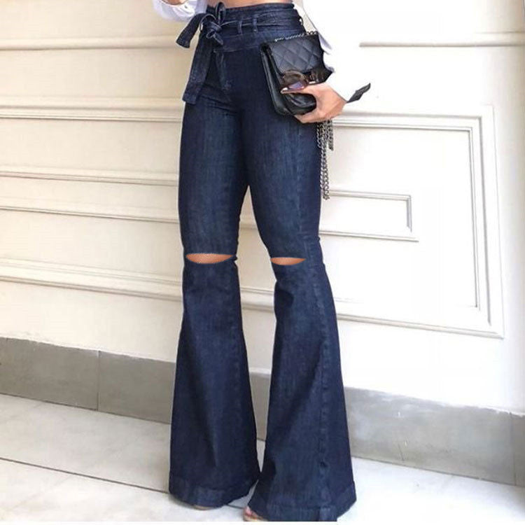 Ladies Jeans Micro Flared Pants Women's Clothing