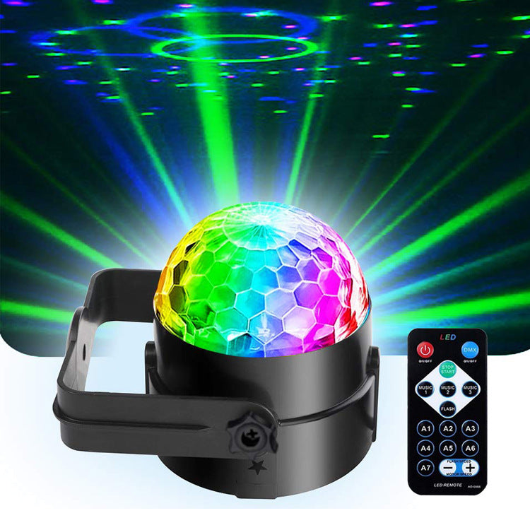 Red, Green And Blue Dynamic Flashing Magic Ball Party Atmosphere Flash