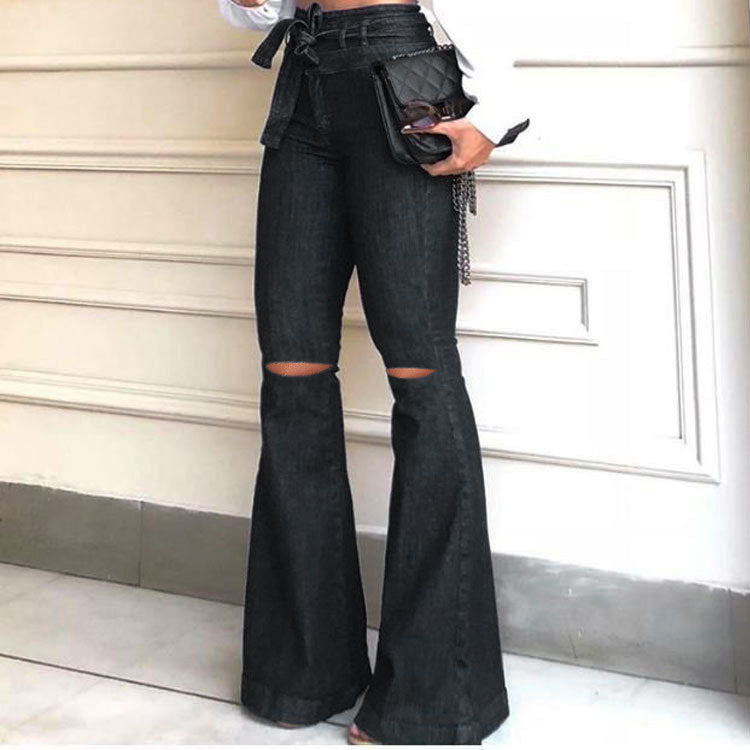 Ladies Jeans Micro Flared Pants Women's Clothing