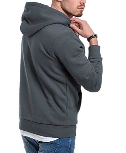 Jack & Jones Homme Jjecorp Logo Hood Noos Sweatshirt capuche, Navy Blazer/Detail:play - Reg, M EU