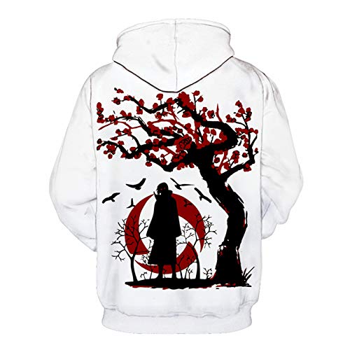 Bulex Hommes Anime Cosplay 3D Imprimer Pull Sweat à Capuche avec Poche Kangourou