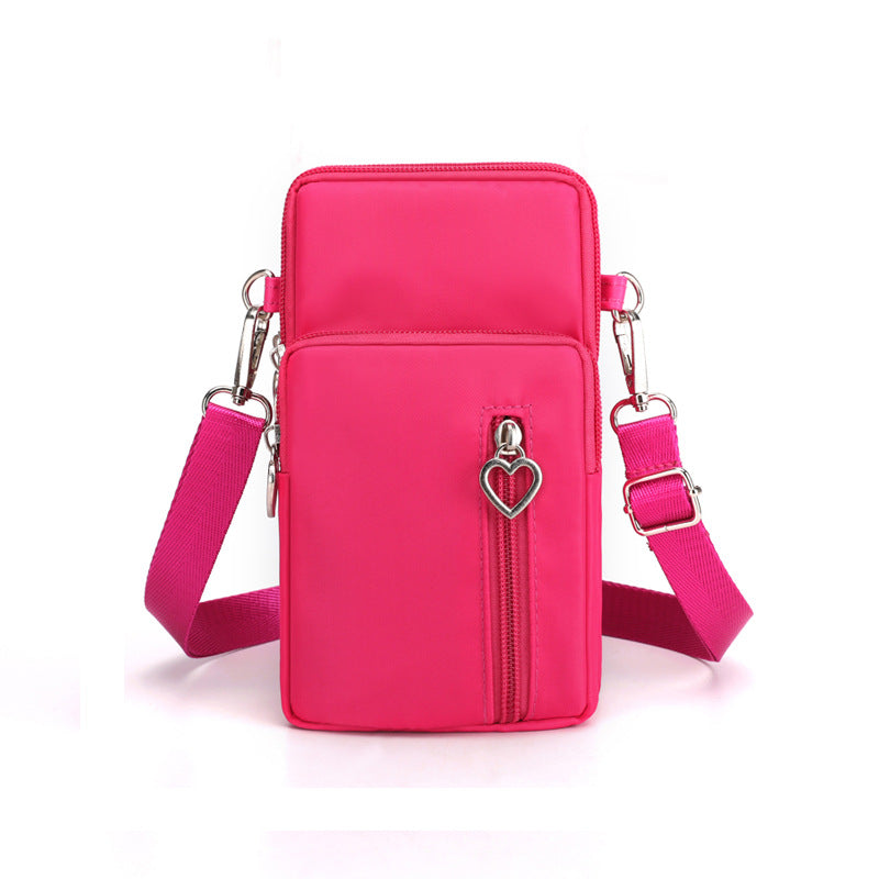 cute Mobile Phone Bag Female Messenger Bag New Korean Version All-match Mini Small Bag Mobile Phone Bag Hanging Neck Coin Purse