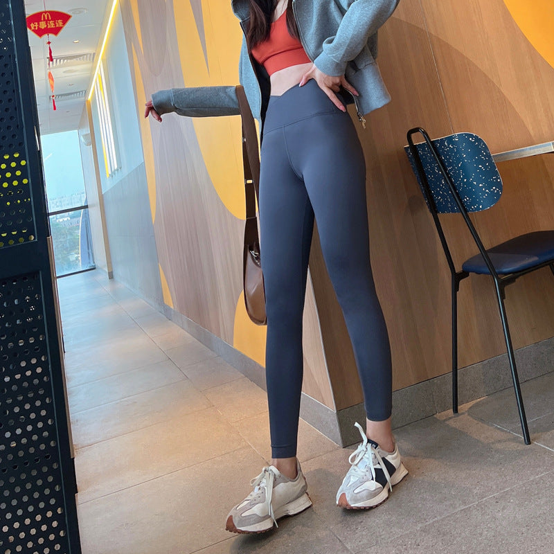 9 Points Seamless Leggings Calf Pants Pencil Pants