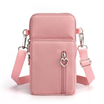 cute Mobile Phone Bag Female Messenger Bag New Korean Version All-match Mini Small Bag Mobile Phone Bag Hanging Neck Coin Purse