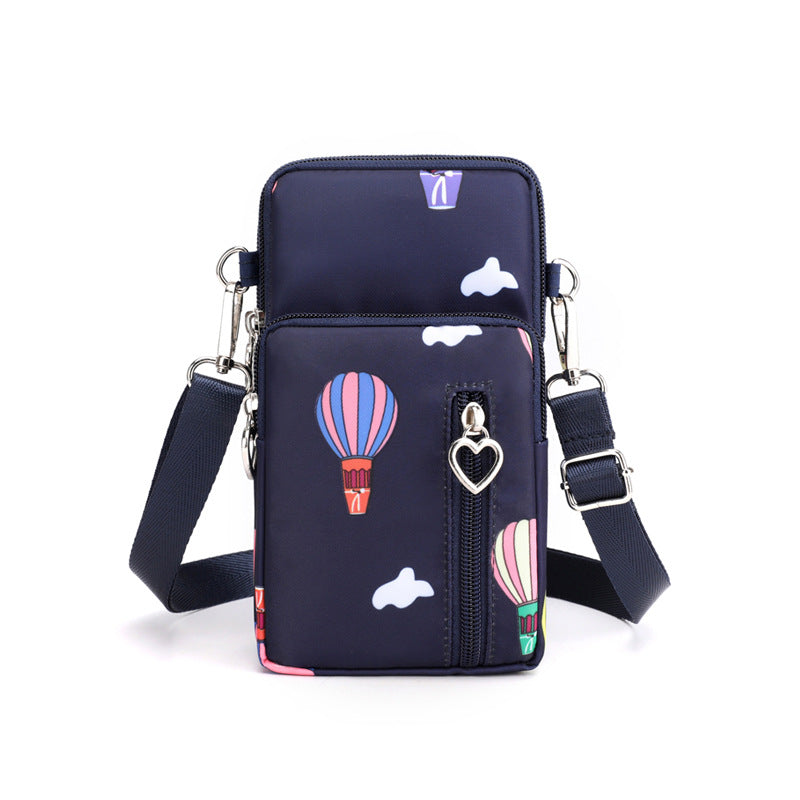 cute Mobile Phone Bag Female Messenger Bag New Korean Version All-match Mini Small Bag Mobile Phone Bag Hanging Neck Coin Purse