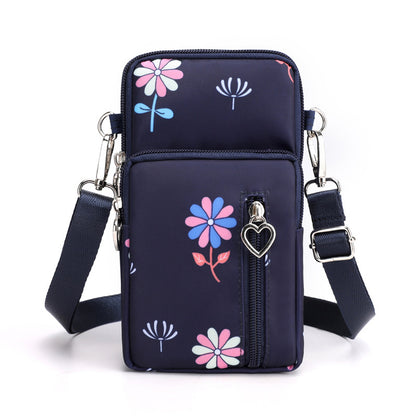 cute Mobile Phone Bag Female Messenger Bag New Korean Version All-match Mini Small Bag Mobile Phone Bag Hanging Neck Coin Purse