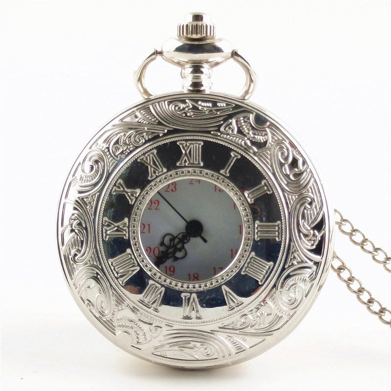 Roman Numeral Retro Watch Pocket Watch