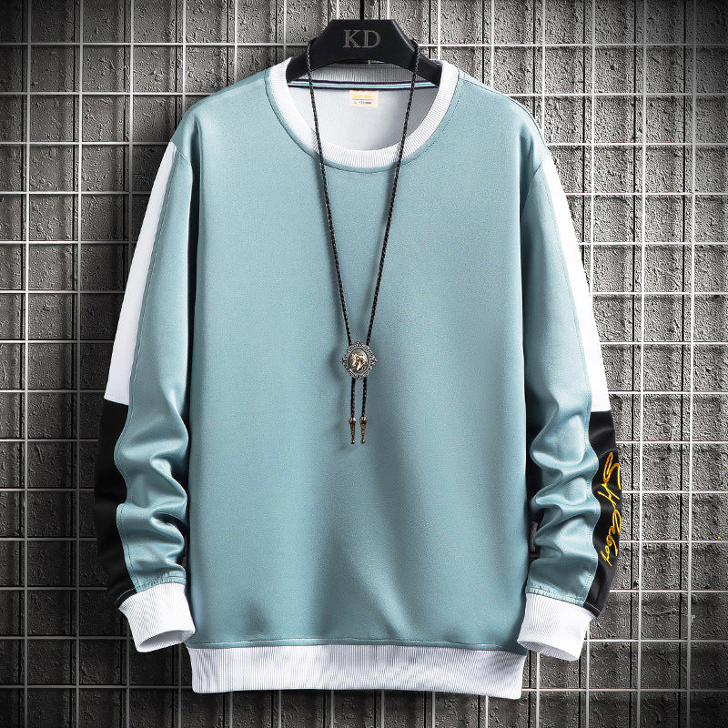 Men's Trendy Sweater Men's Youth Popular Hoodie Round Neck Cross-border Fashion Men's Japanese Sweater Men