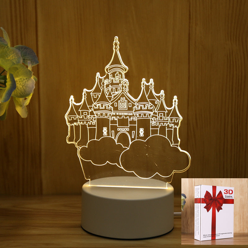 3D Night Light LOGO Welfare Holiday Gift Opening Event Advertising Gift Night Light