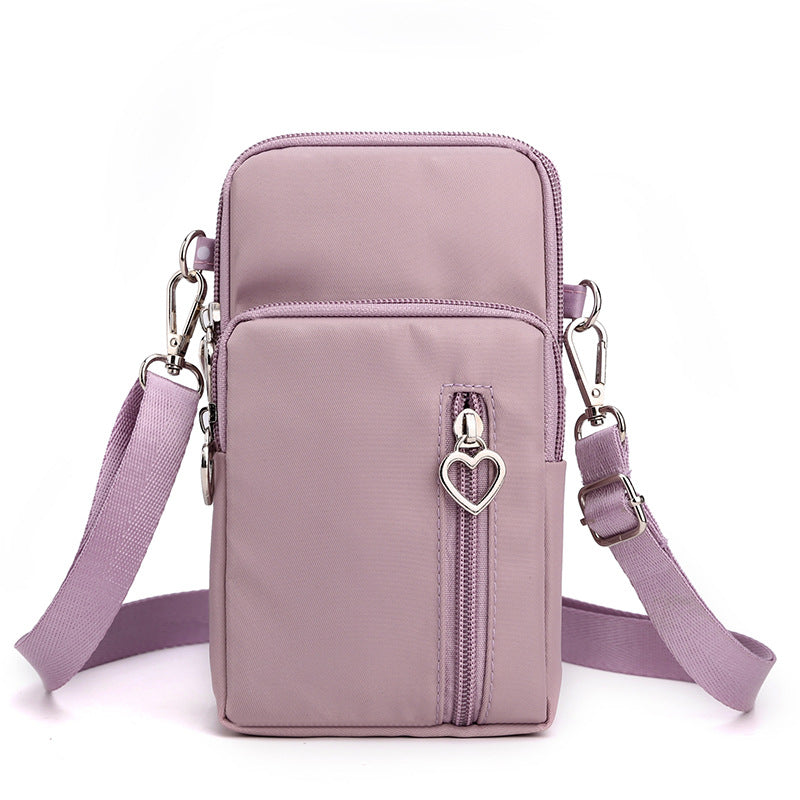 cute Mobile Phone Bag Female Messenger Bag New Korean Version All-match Mini Small Bag Mobile Phone Bag Hanging Neck Coin Purse