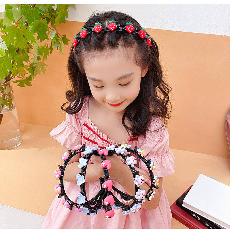 Children&#039;s Headband Hair Accessories Girls&#039; Hair Clips Do Not Hit Hair Clips Hair Straps Hair Breaking Artifact Clips