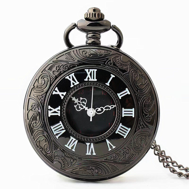 Roman Numeral Retro Watch Pocket Watch