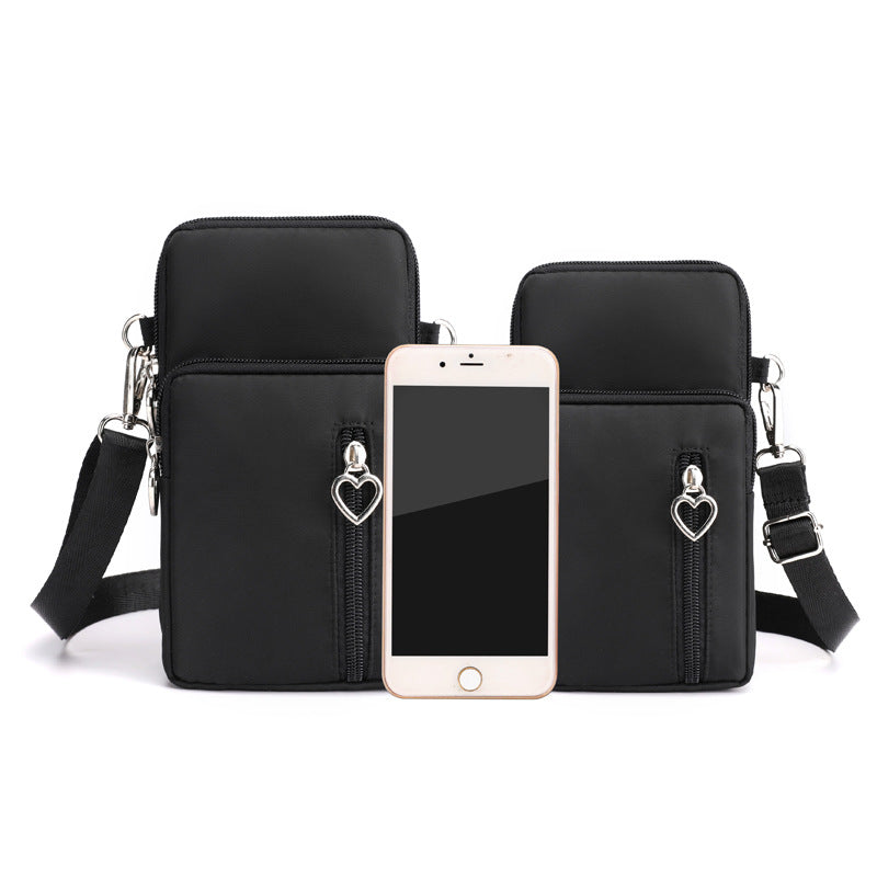 cute Mobile Phone Bag Female Messenger Bag New Korean Version All-match Mini Small Bag Mobile Phone Bag Hanging Neck Coin Purse