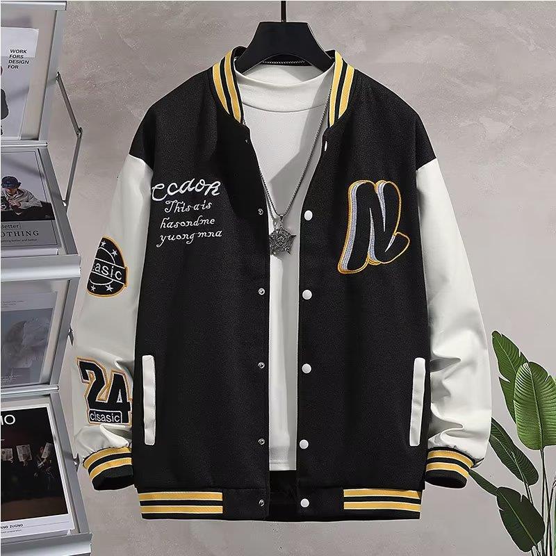 Baseball Uniforms Men's Spring And Autumn New Trendy Brand Tooling Couples Clothes Men's Autumn Wear American Casual Sports Jackets