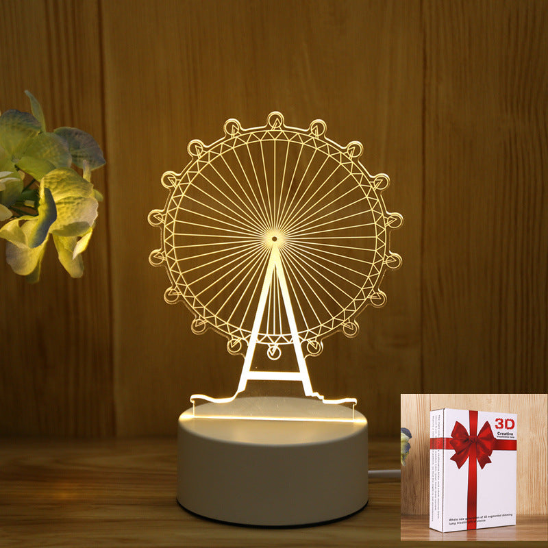 3D Night Light LOGO Welfare Holiday Gift Opening Event Advertising Gift Night Light